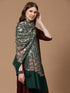 Women's Aari Embroidery Wool Shawl